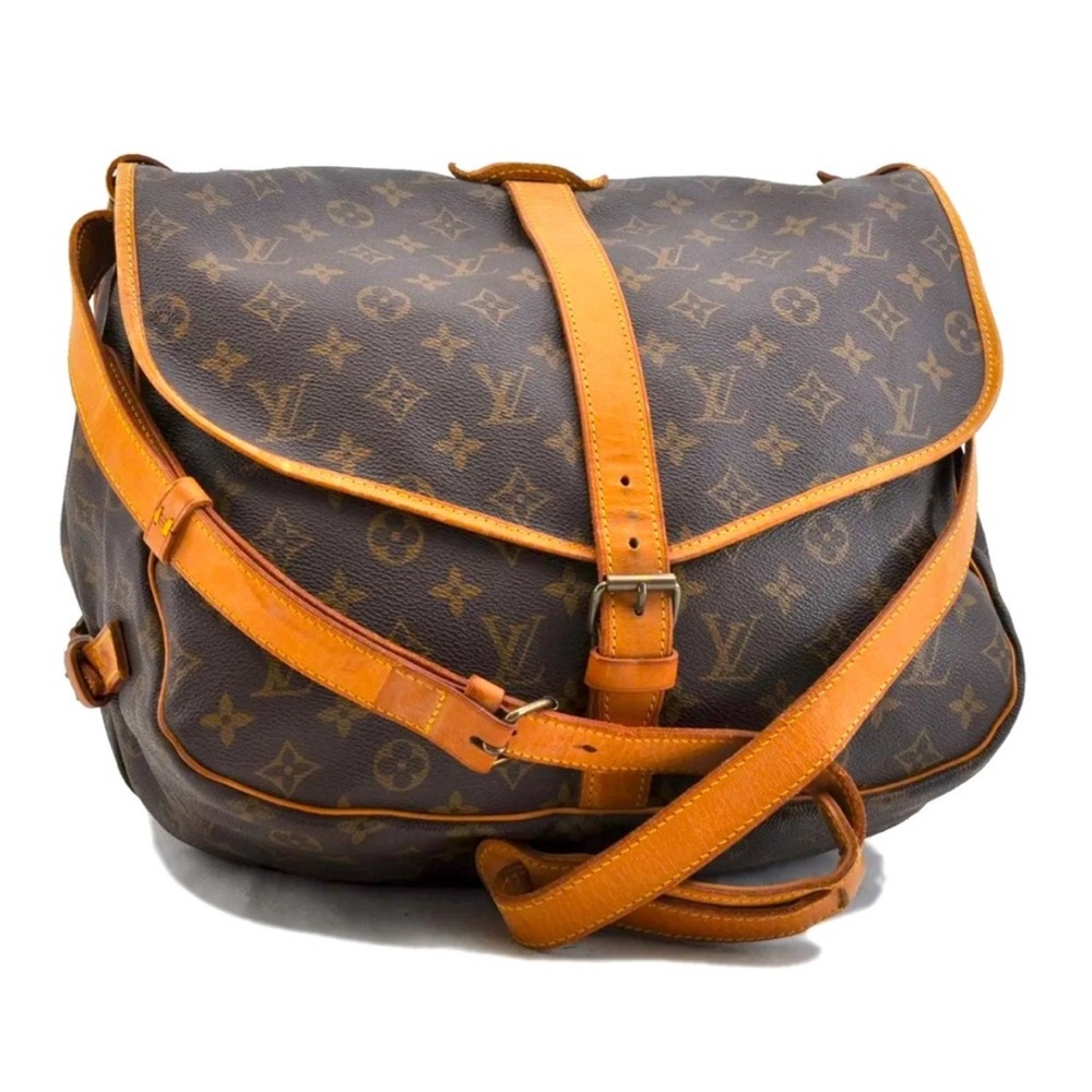 Louis Vuitton Monogram Saumur 35 Cross body Shoulder Bag